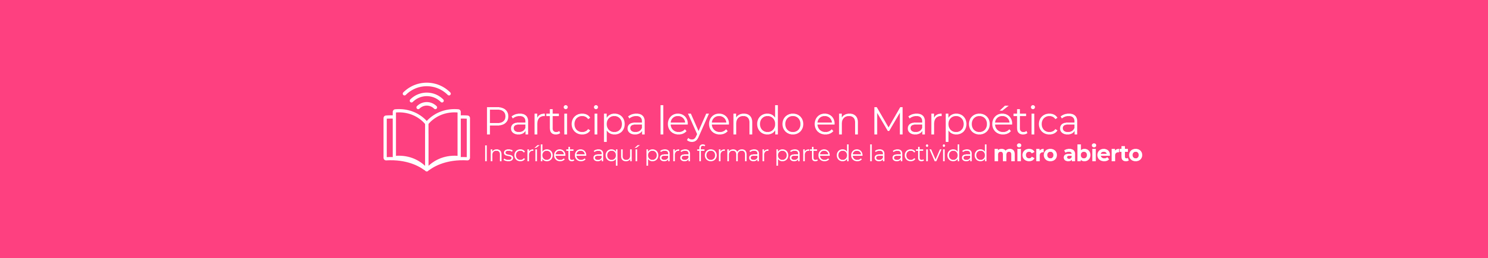 participa en micro abierto